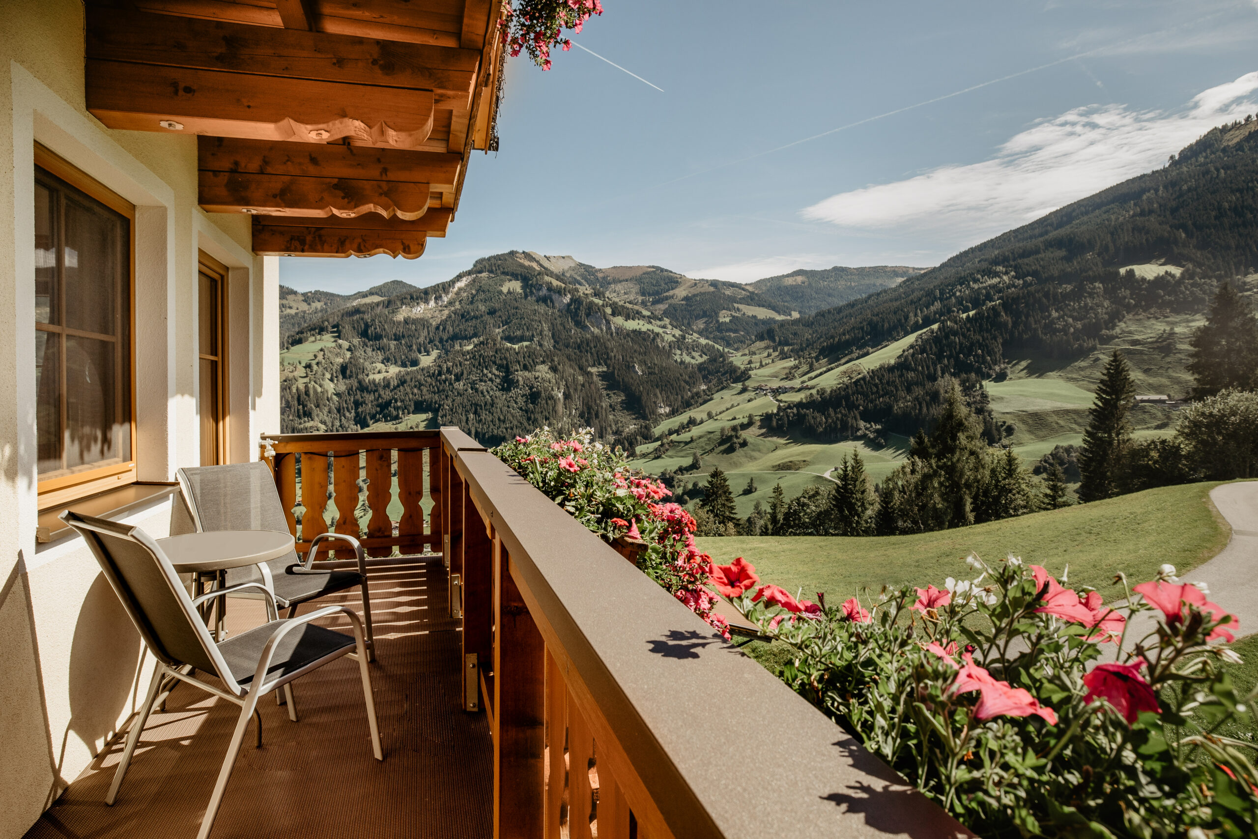 Aussicht vom Balkon