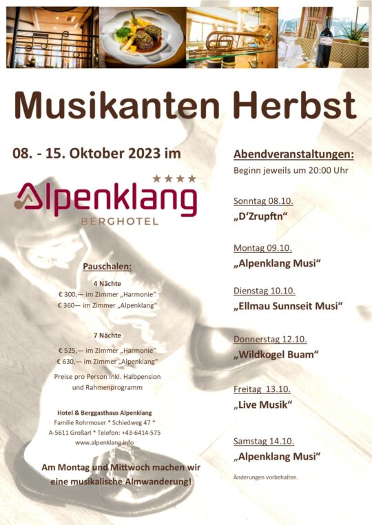 Musikanten-Herbst 2023