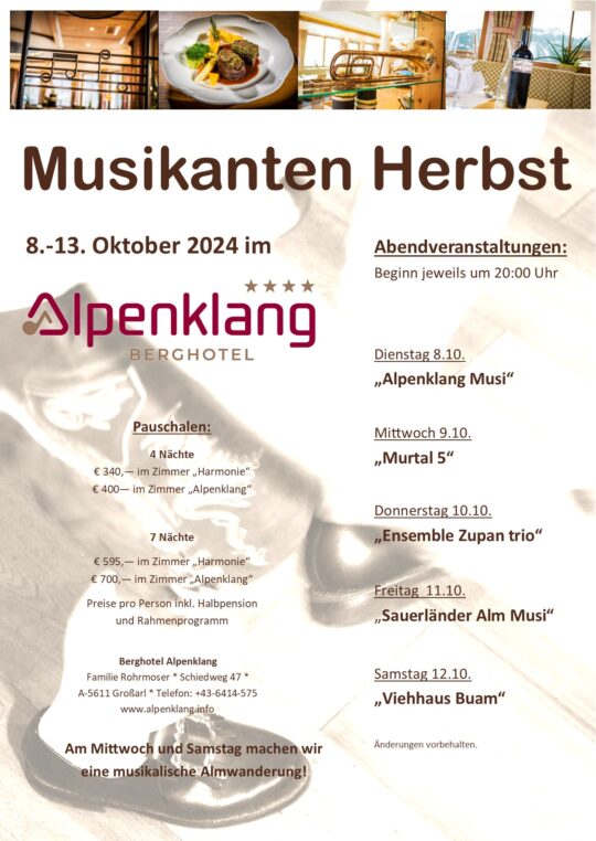 Musikanten-Herbst 2024