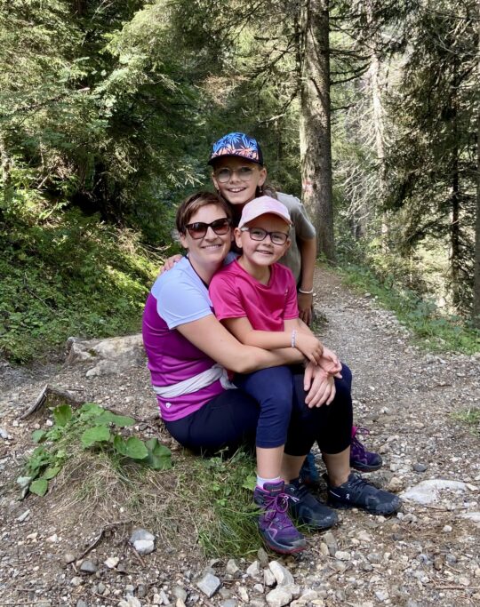 Wandern Katrin und Mädels