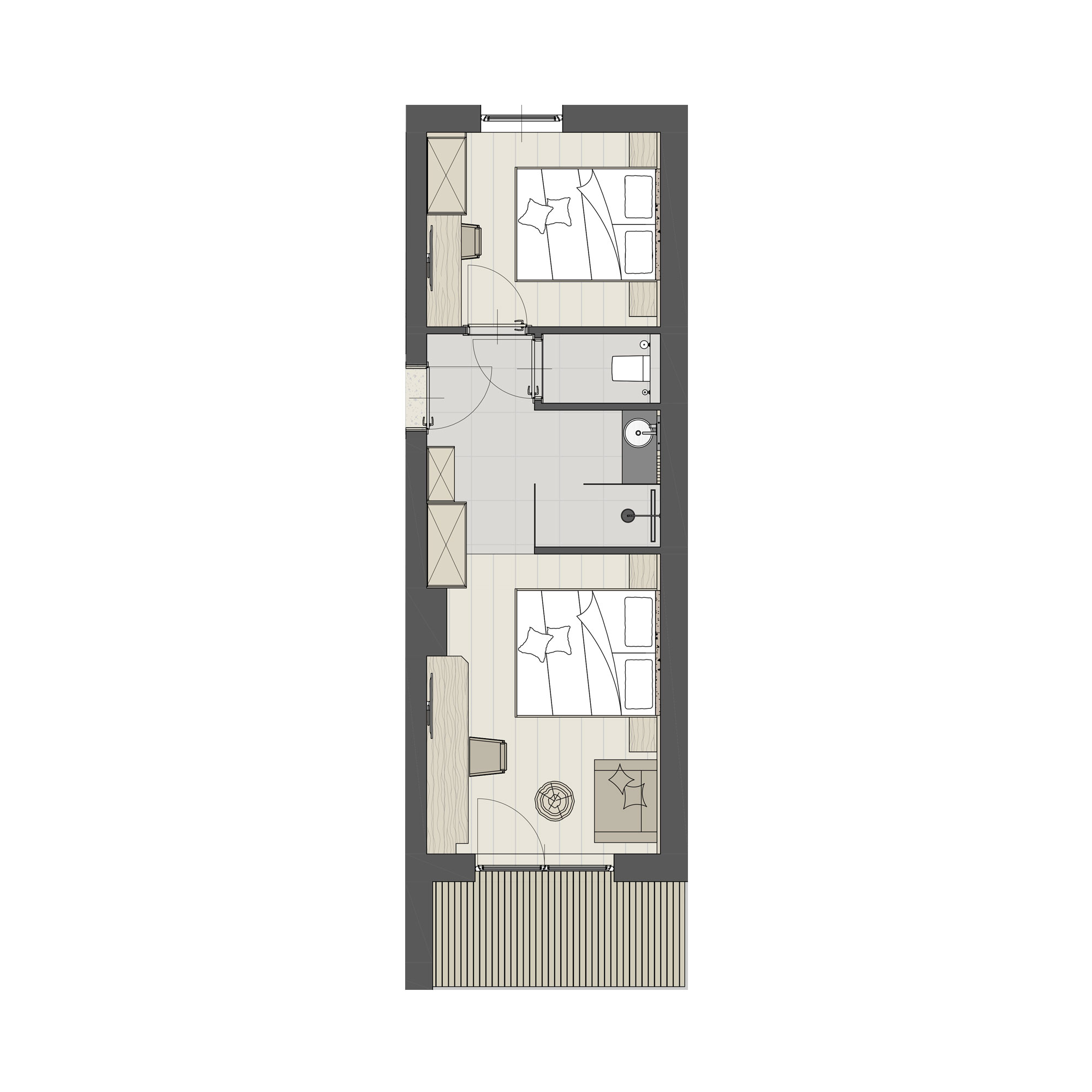 Grundriss - Junior Suite, Zimmer in Großarl