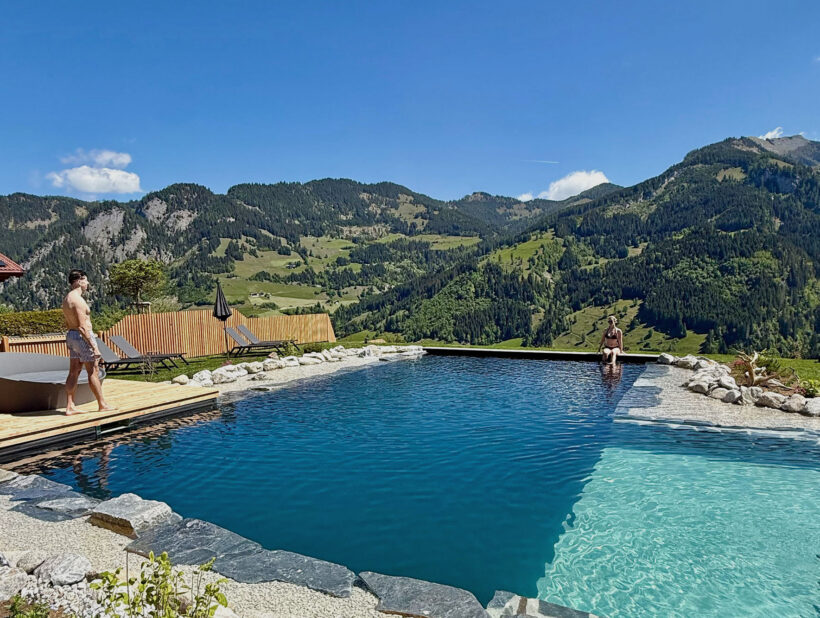 Schwimmteich - Hotel Alpenklang, Sommerurlaub im Großarltal Schwimmteich - Hotel Alpenklang, Sommerurlaub im Großarltal