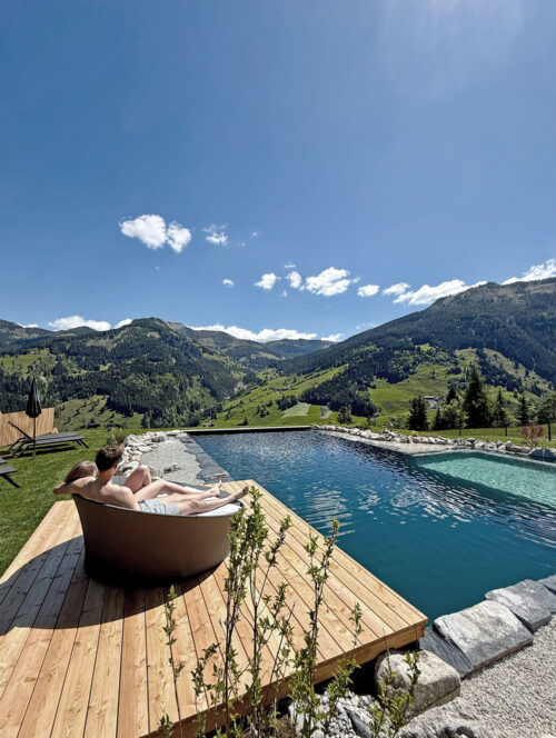 Schwimmteich - Hotel Alpenklang, Sommerurlaub im Großarltal